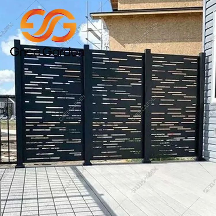 รั้วเหล็กคอร์เทนแบบโมเดิร์น