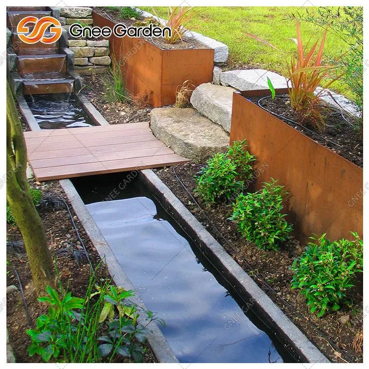 Backyard Corten Steel Water Fountain