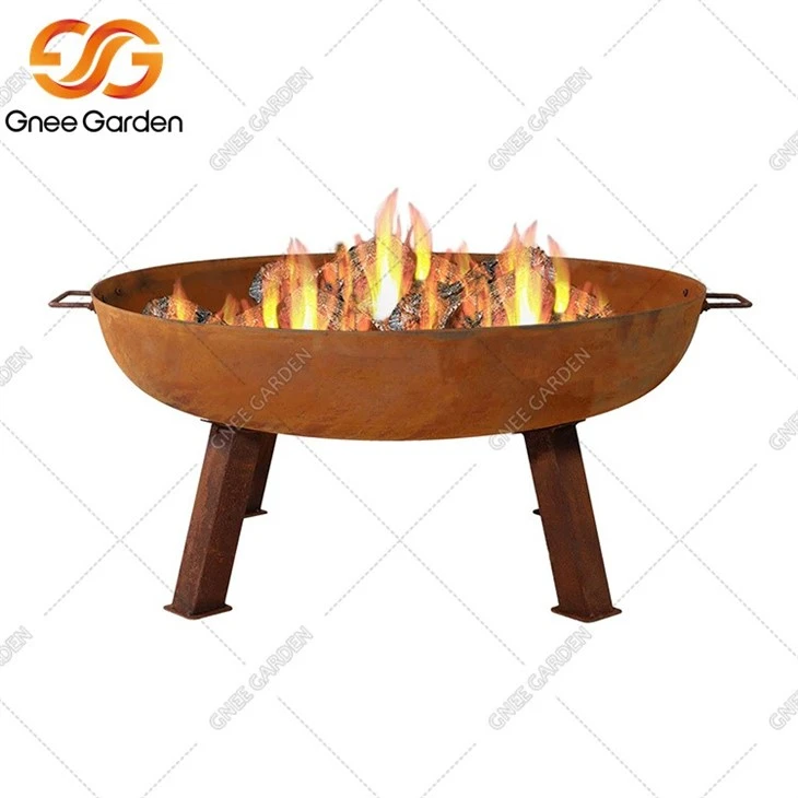 Camping Corten Steel Wood Burner