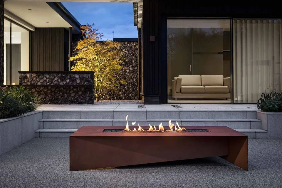 หลุมไฟแคมป์ปิ้ง Corten