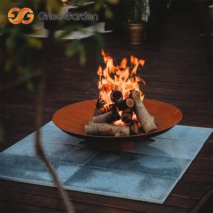 Corten Classic Fire Bowl Rustic Charm