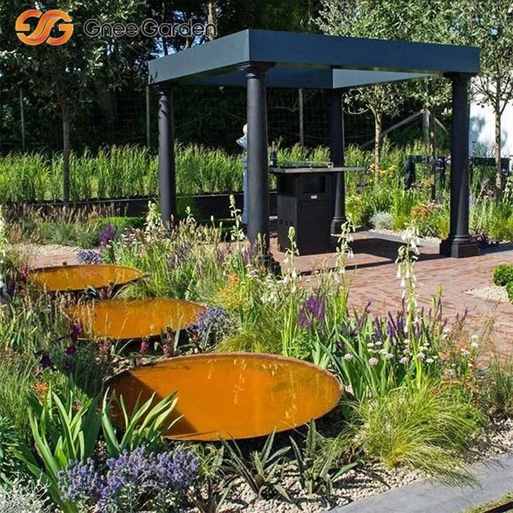 Corten Elegant Fire Backyard Decor
