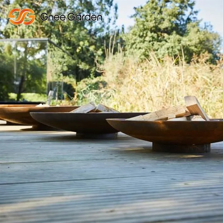 Corten Round Fire Bowl อุทธรณ์ไร้กาลเวลา