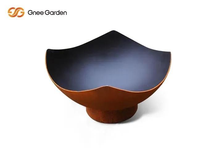 Corten Fire Bowls ในร่ม