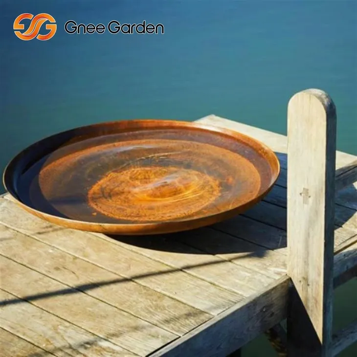 Corten Fire Bowl สไตล์ชนบทกลางแจ้ง
