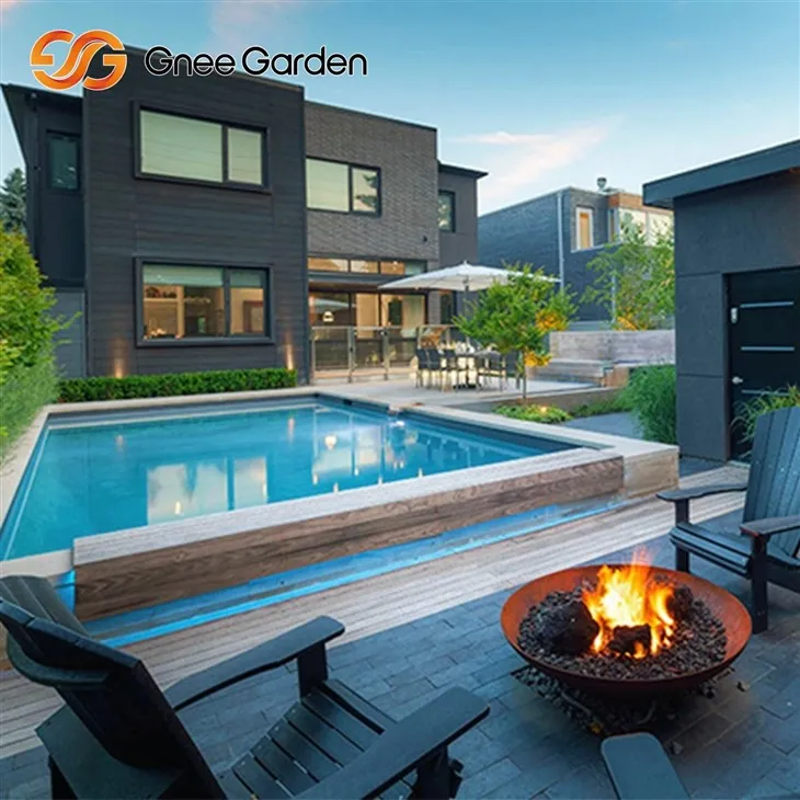 Corten Industrial Round Fire Pit Style