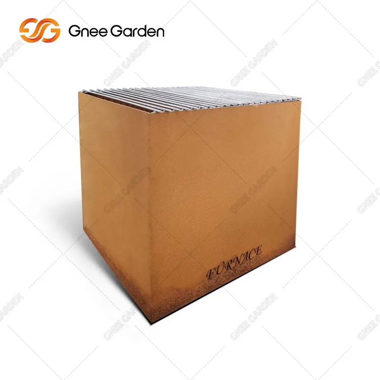 หลุมไฟเหล็ก Corten ดีไซน์ทันสมัยสำหรับสนามหลังบ้าน