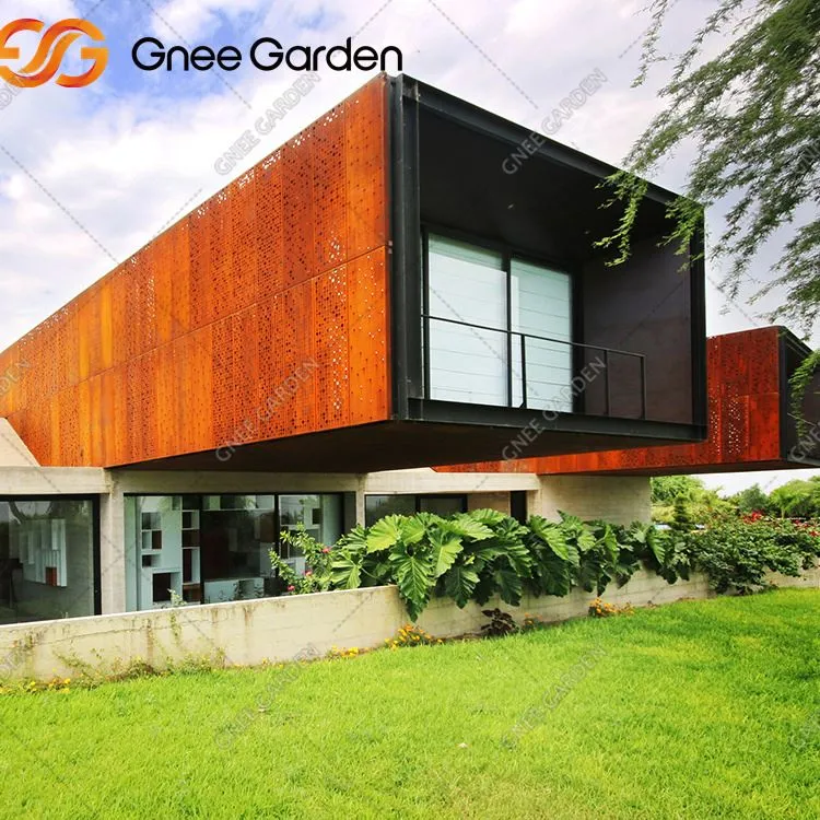 แผง Corten Perforated สำหรับfaçade