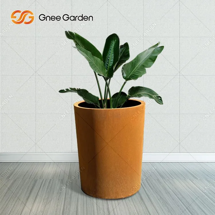 กระถางคอร์เทนขนาดใหญ่