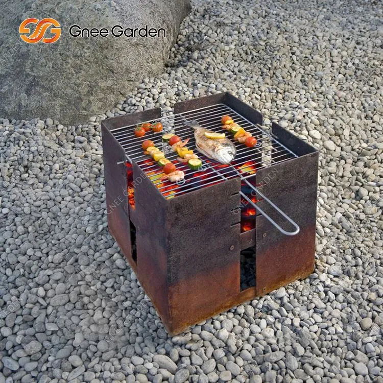 เตาย่างถ่าน Corten Steel