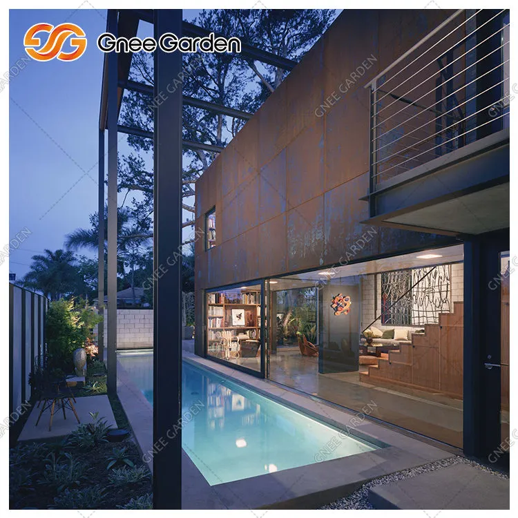 แผ่นเหล็กคอร์เทนสำหรับผนัง