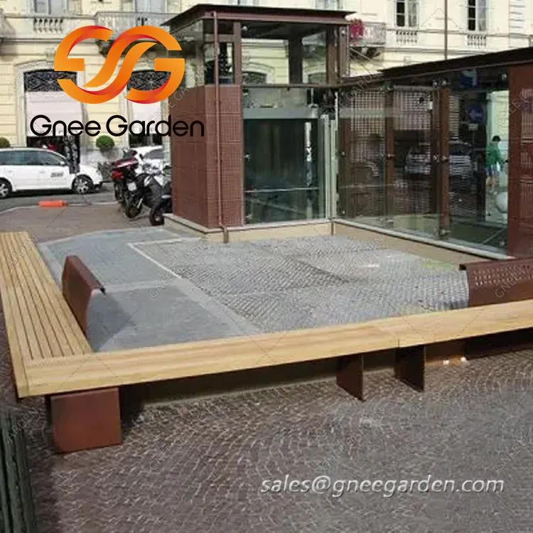 ขนาดที่กำหนดเองเฟอร์นิเจอร์กลางแจ้ง Corten Steel