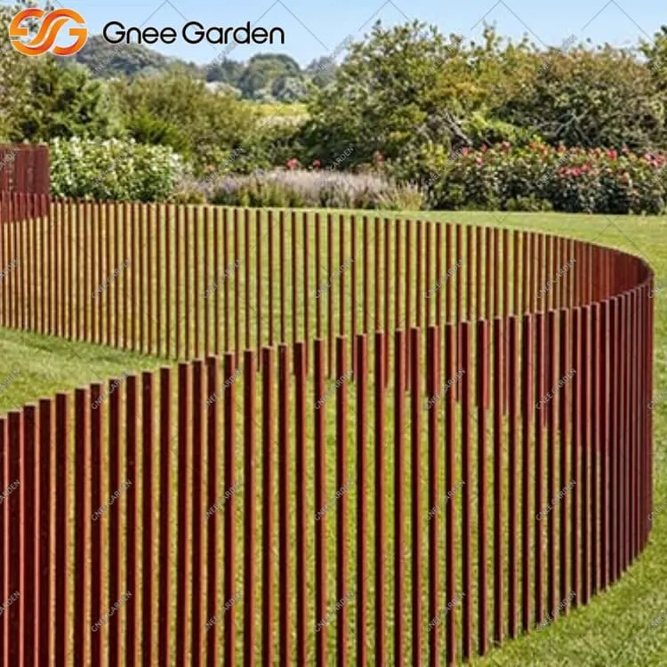 แผ่นรั้วเหล็กคอร์เทนตกแต่งสำหรับพื้นที่กลางแจ้ง