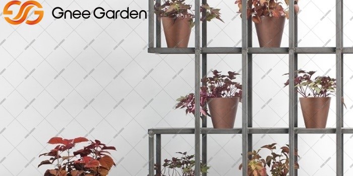 Corten steel metal plant stand Corten steel metal plant stand