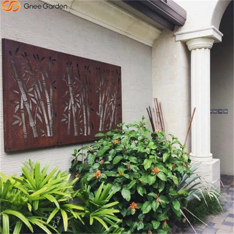 rusty steel screen panels rusty steel screen panels