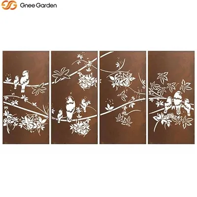 หน้าจอ Corten Steel - ทนทานและมีสไตล์เพื่อความเป็นส่วนตัว