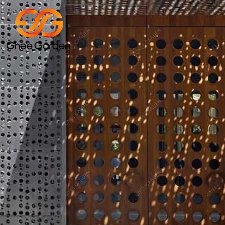 แผงผนังโลหะกลางแจ้ง