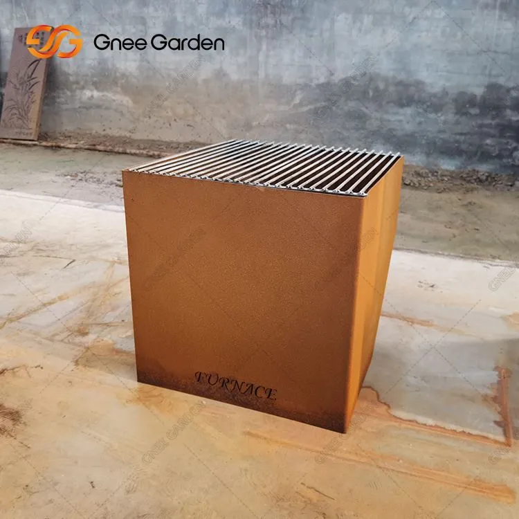 หลุมไฟเผาไม้กลางแจ้ง Corten Steel