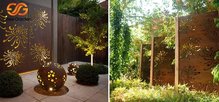 Customized backyard privacy screen panel Customized backyard privacy screen panel