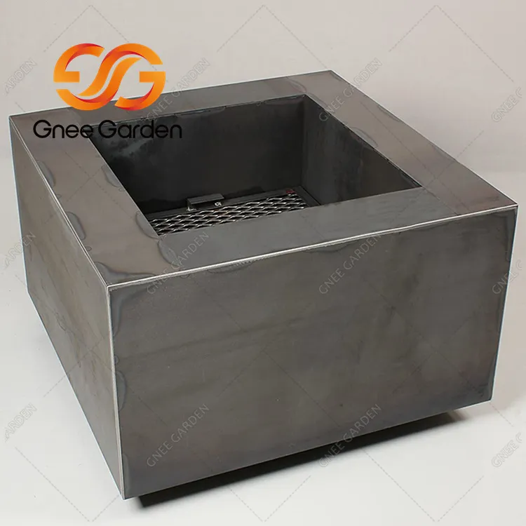 เตาผิงโต๊ะสี่เหลี่ยม