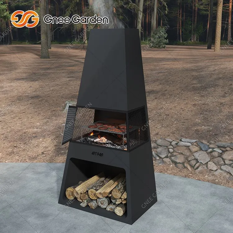 เตาผิงเผาไหม้ไม้ในร่ม