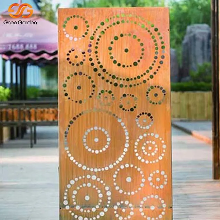 แผงหน้าจอเหล็กผุกร่อน